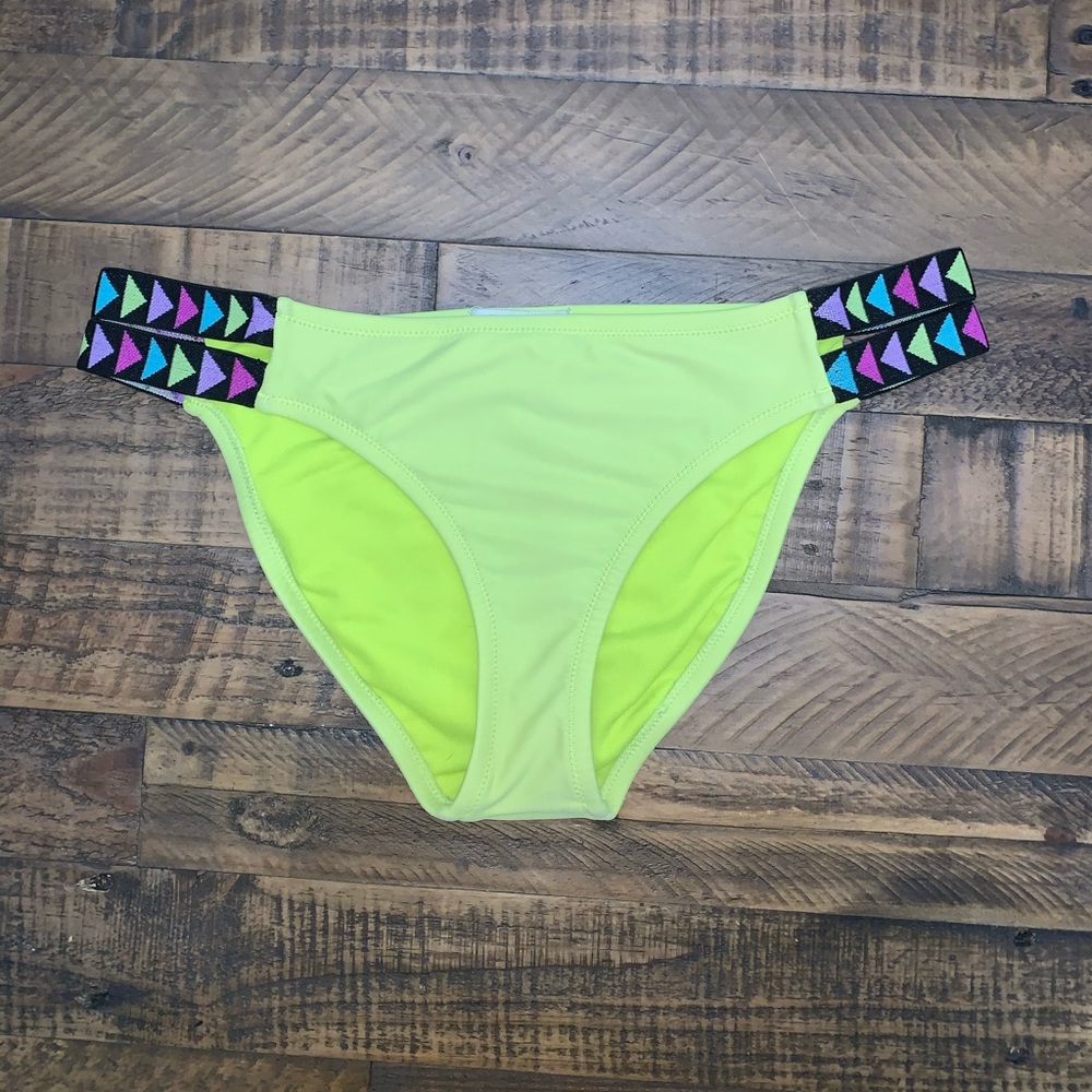 Jessica Simpson yellow bathing suit bottom